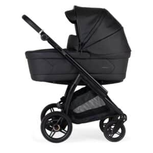 Bebecar Flowy Compact Duo Pushchair & Carrycot Black Black