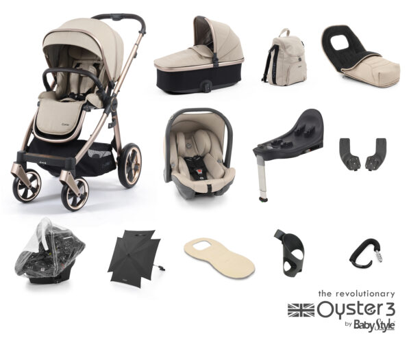 BabyStyle Oyster 3 Ultimate Package - Creme Brulee